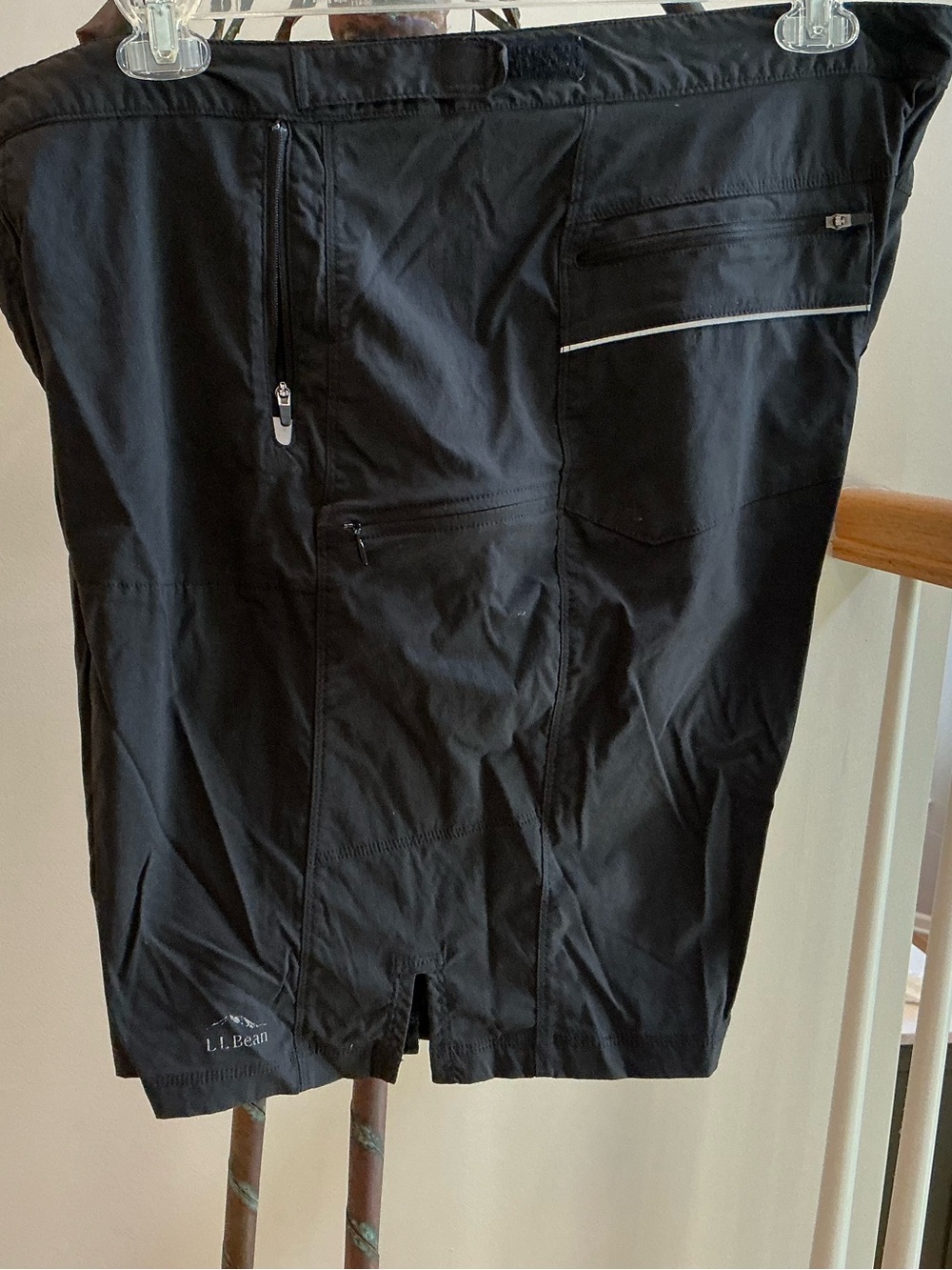 L.L. Bean Black Women’s Comfort Liner Cycling Shorts